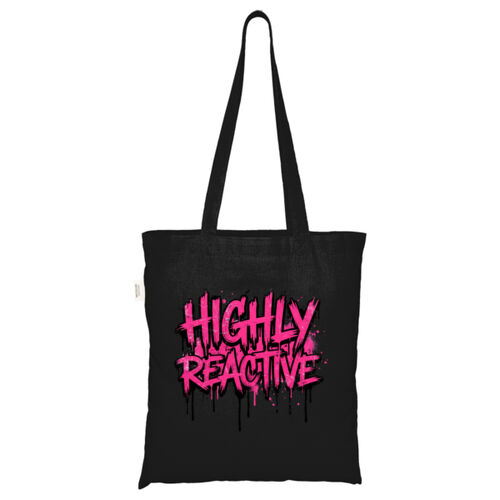 Highly Reactive - ECO001 100% Recycled Cotton Tote Bag Thumbnail