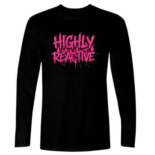 Highly Reactive - GD11 Softstyle® Adult Long Sleeve T-Shirt Thumbnail