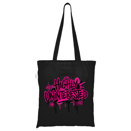 Highly Uninterested - ECO001 100% Recycled Cotton Tote Bag Thumbnail