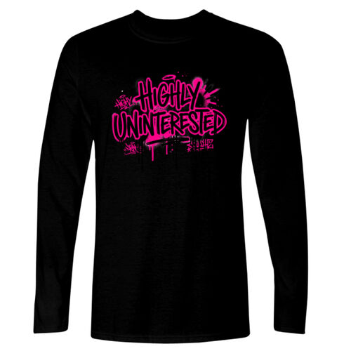 Highly Uninterested - GD11 Softstyle® Adult Long Sleeve T-Shirt Thumbnail