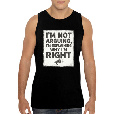 I'm Not Arguing - GD12 Softstyle® Adult Tank Top Thumbnail