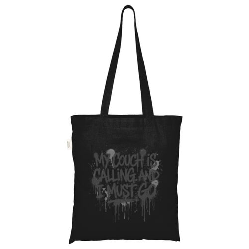 My Couch Is Calling - ECO001 100% Recycled Cotton Tote Bag Thumbnail