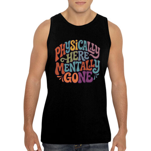 Physically Here Mentally Gone - GD12 Softstyle® Adult Tank Top Thumbnail