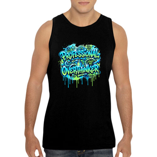 Professional Overthinker - GD12 Softstyle® Adult Tank Top Thumbnail