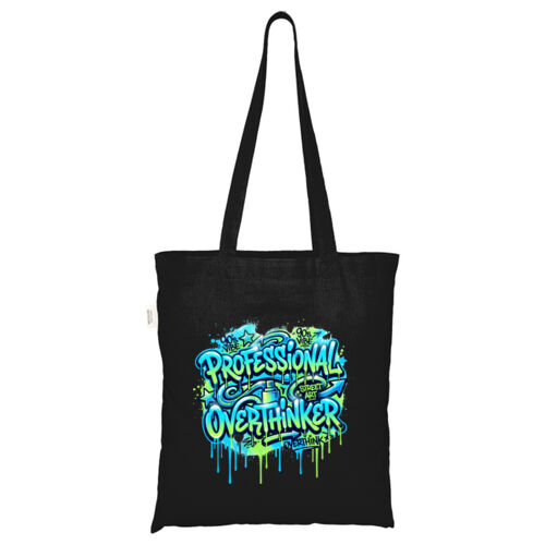 Professional Overthinker - ECO001 100% Recycled Cotton Tote Bag Thumbnail