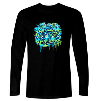 Professional Overthinker - GD11 Softstyle® Adult Long Sleeve T-Shirt Thumbnail