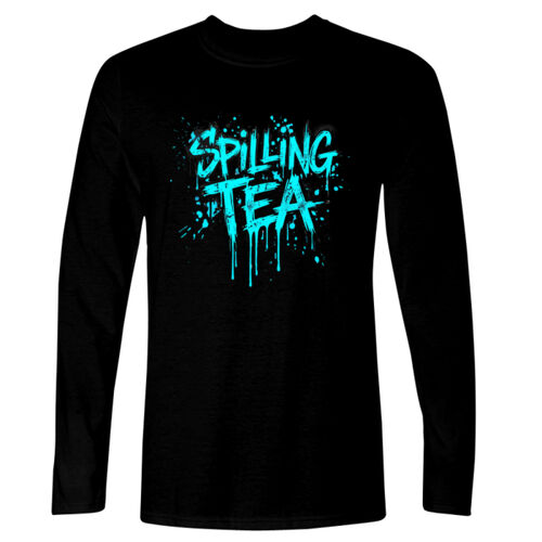 Spilling Tea - GD11 Softstyle® Adult Long Sleeve T-Shirt Thumbnail