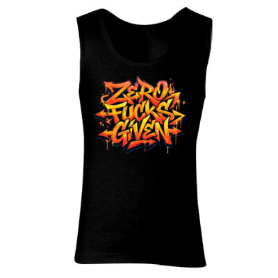 Zero Fucks Given - GD77 Softstyle® Ladies' Tank Top Thumbnail