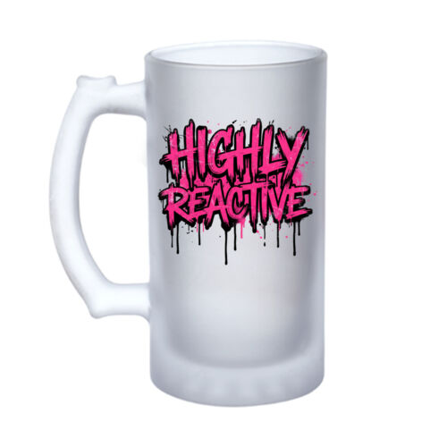 Highly Reactive - 16oz Frosted Glass Beer Stein Thumbnail