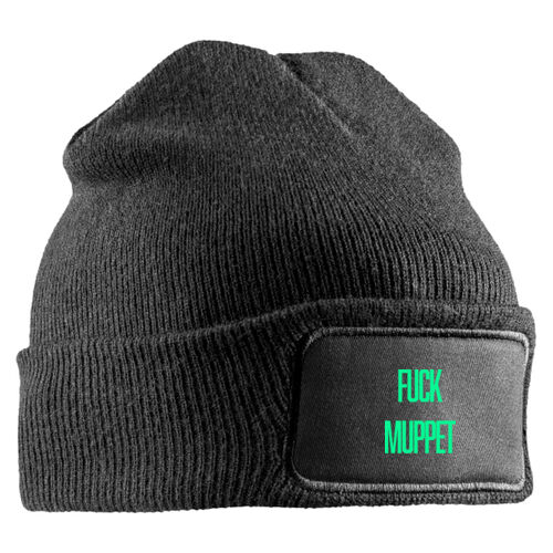 Fuck Muppet - RC027 Double Knit Printers Beanie Thumbnail