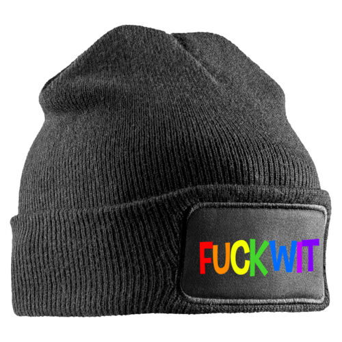 Fuckwit 2 - RC027 Double Knit Printers Beanie Thumbnail