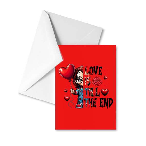 Chucky - Love Is Till The End Valentine's Card