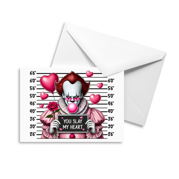 Pennywise - You Slay My Heart Valentine's Card