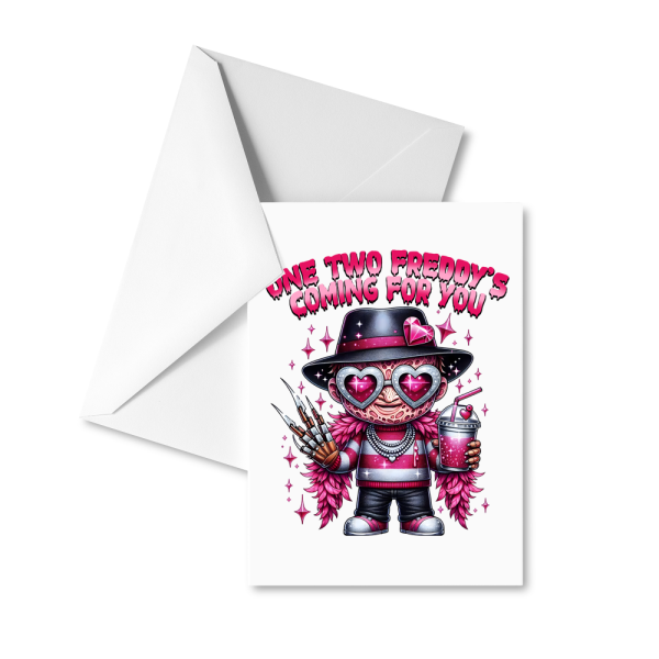 Freddy Krueger - One Two Valentine's Card