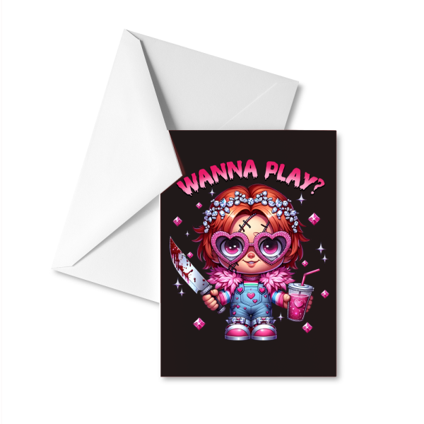 Chucky - Wanna Play Valentine's Card